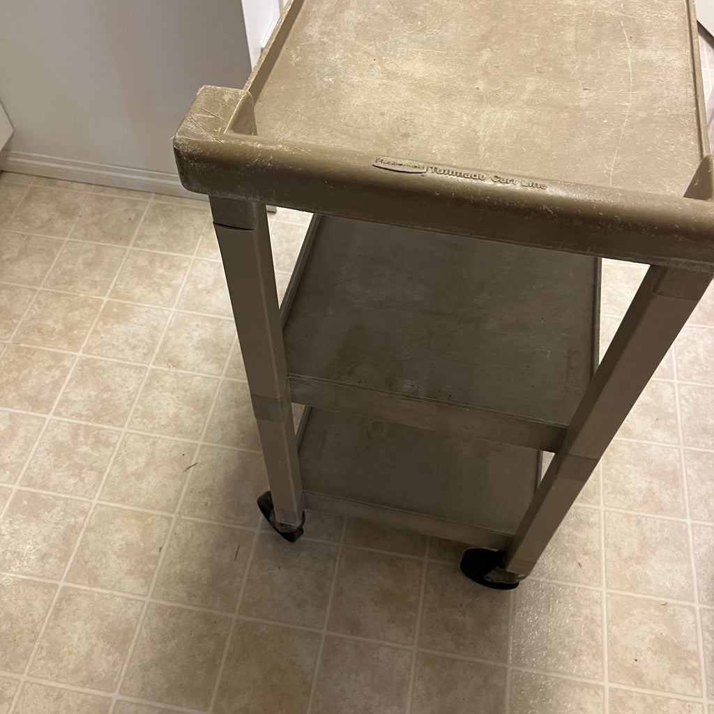D360 Brown plastic restaurant style trolley/cart