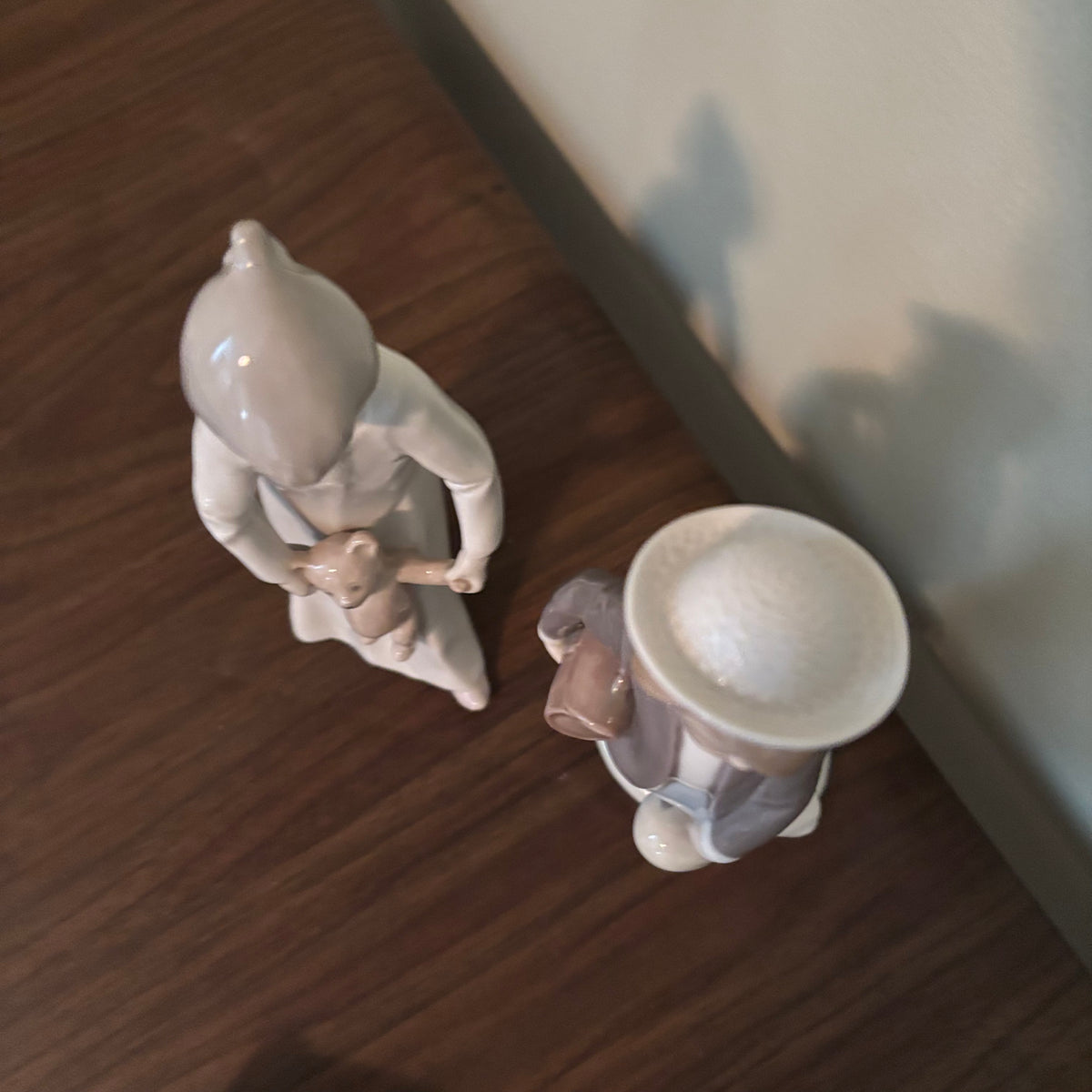 D146 Vintage Ceramic Grouping (Lladro "Autumn" figurine and Lippelsdorf figurine)