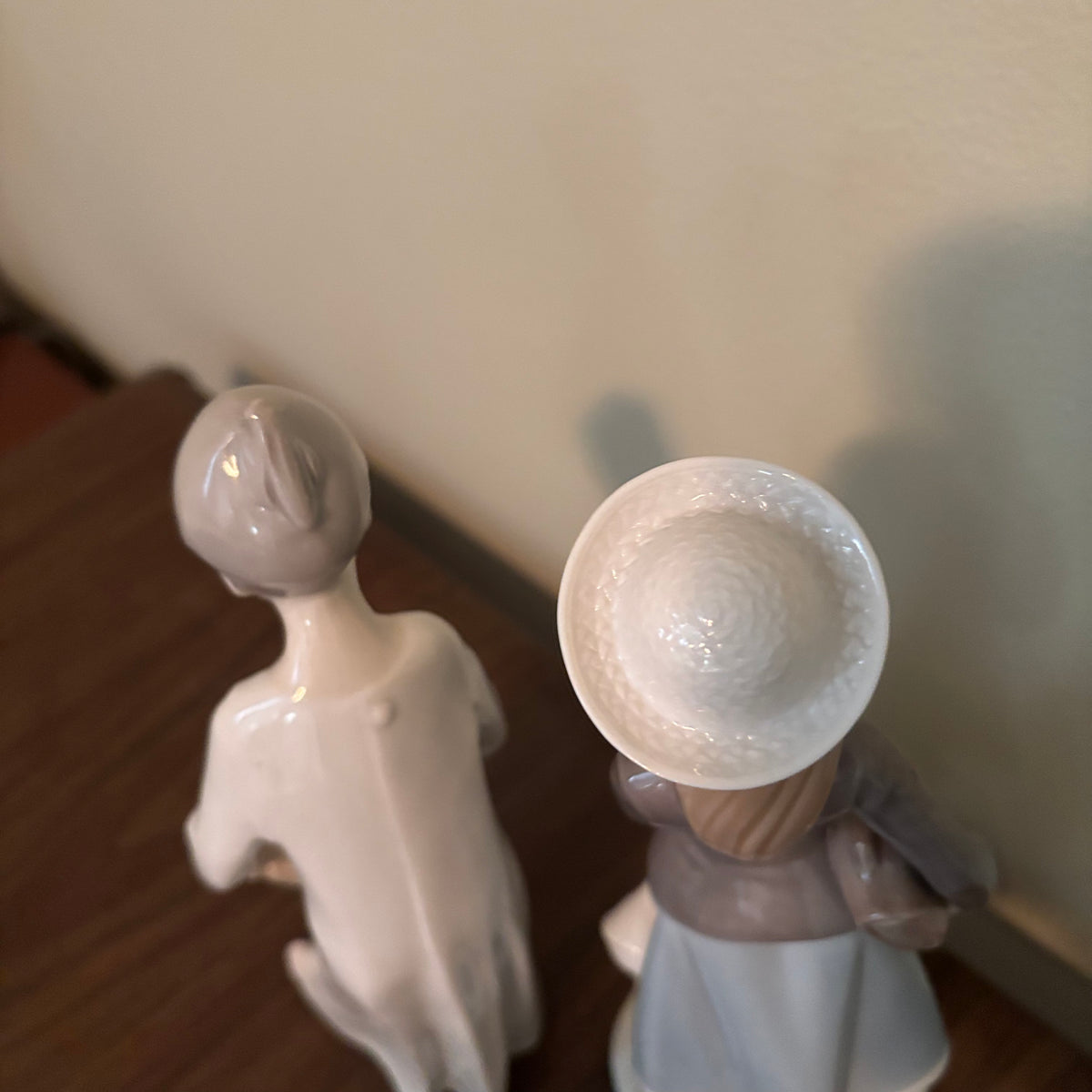 D146 Vintage Ceramic Grouping (Lladro "Autumn" figurine and Lippelsdorf figurine)