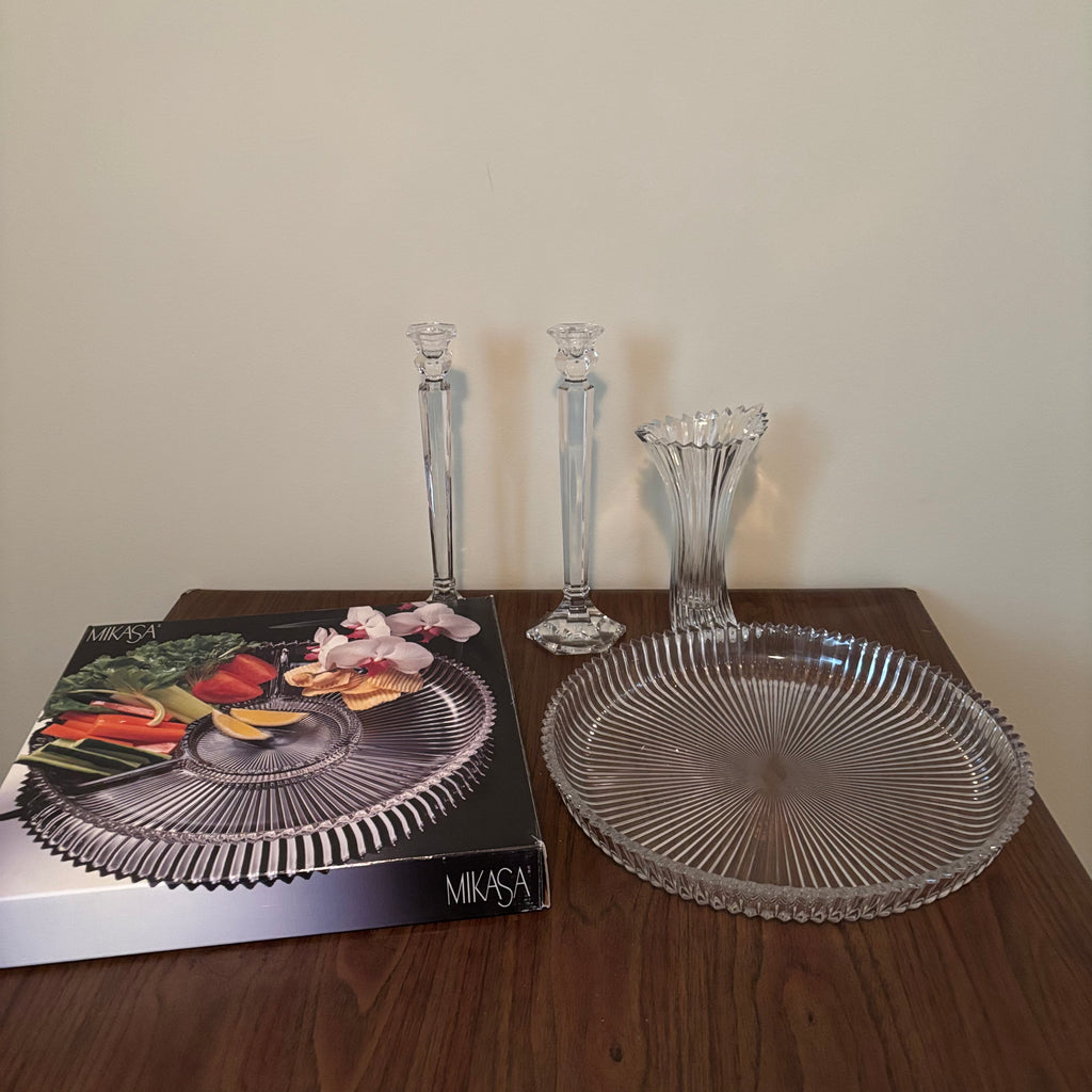 D159 Vintage Mikasa and more Grouping (platters and more)