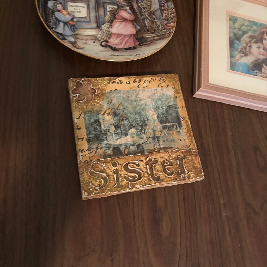 D166 Vintage framed artwork and more grouping