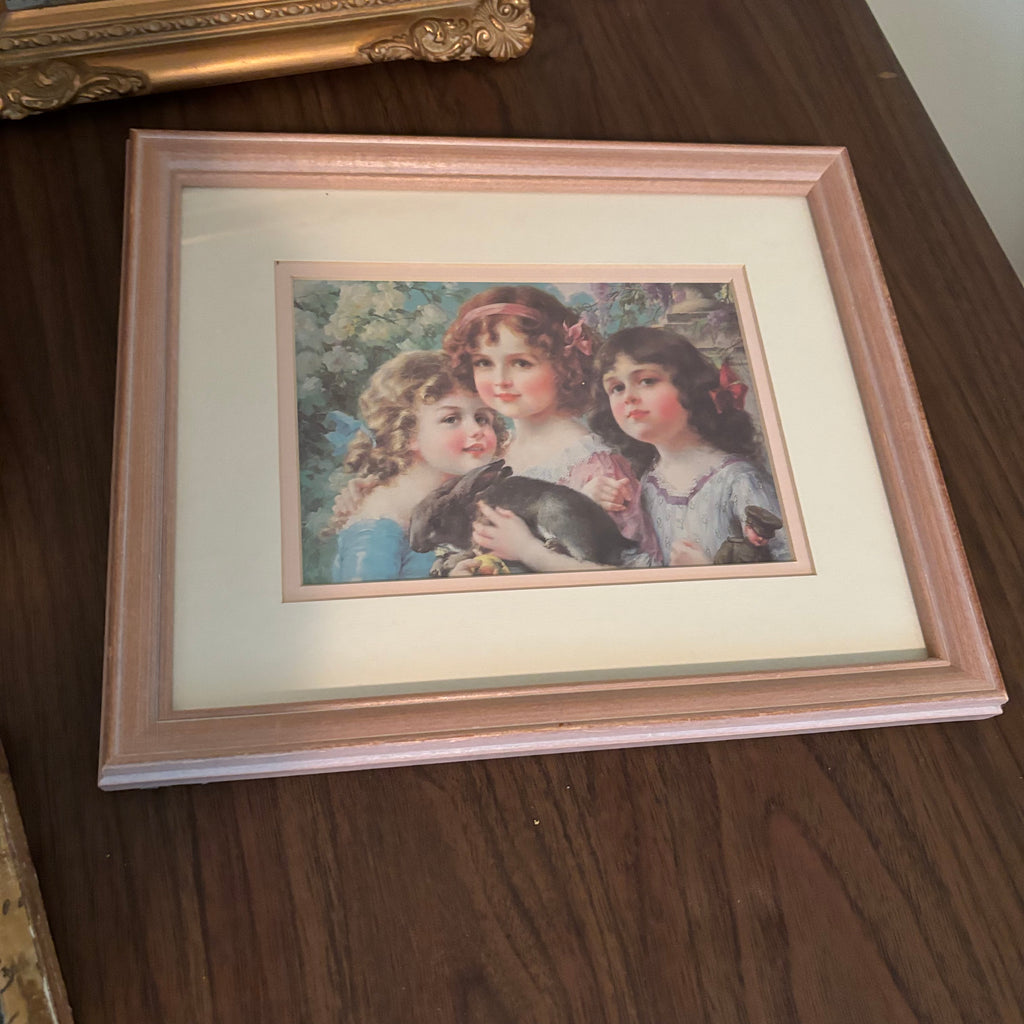 D166 Vintage framed artwork and more grouping