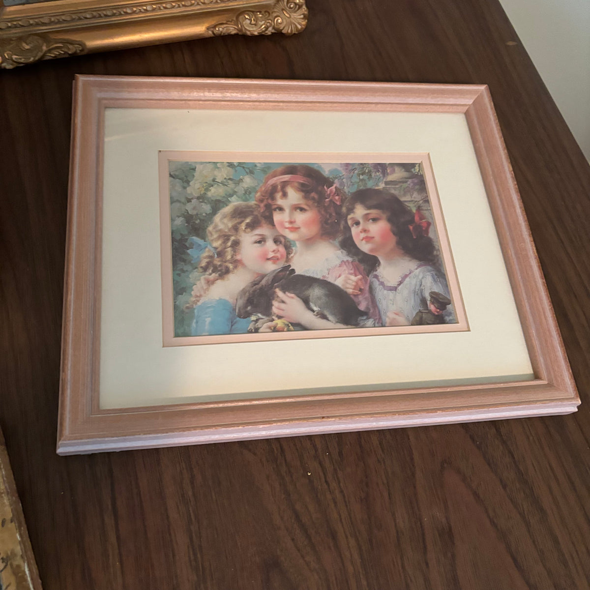 D166 Vintage framed artwork and more grouping
