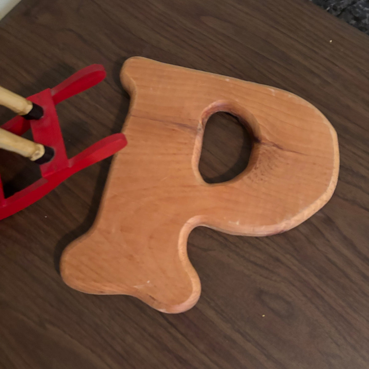 D169 Decor Grouping(decorative wooden letter and rocking horse)