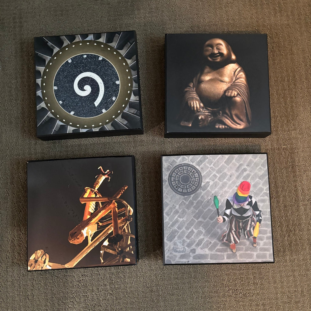D173 Set of 4 wall plaques (each 10” x 10”)