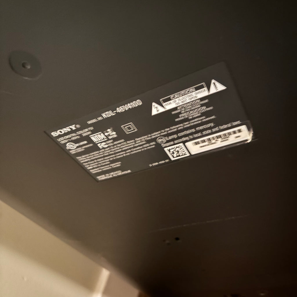 D176 46” Sony TV
