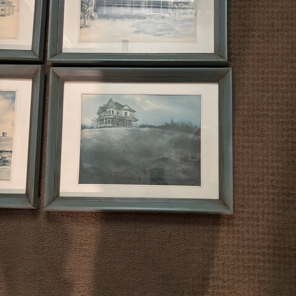 D179 Set of 6 vintage architectural art prints