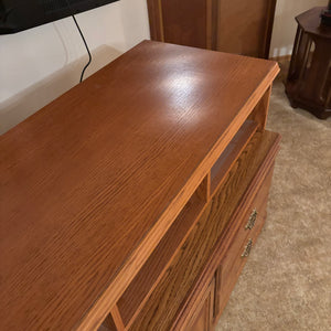 Solid Wood Entertainment Stand - M357