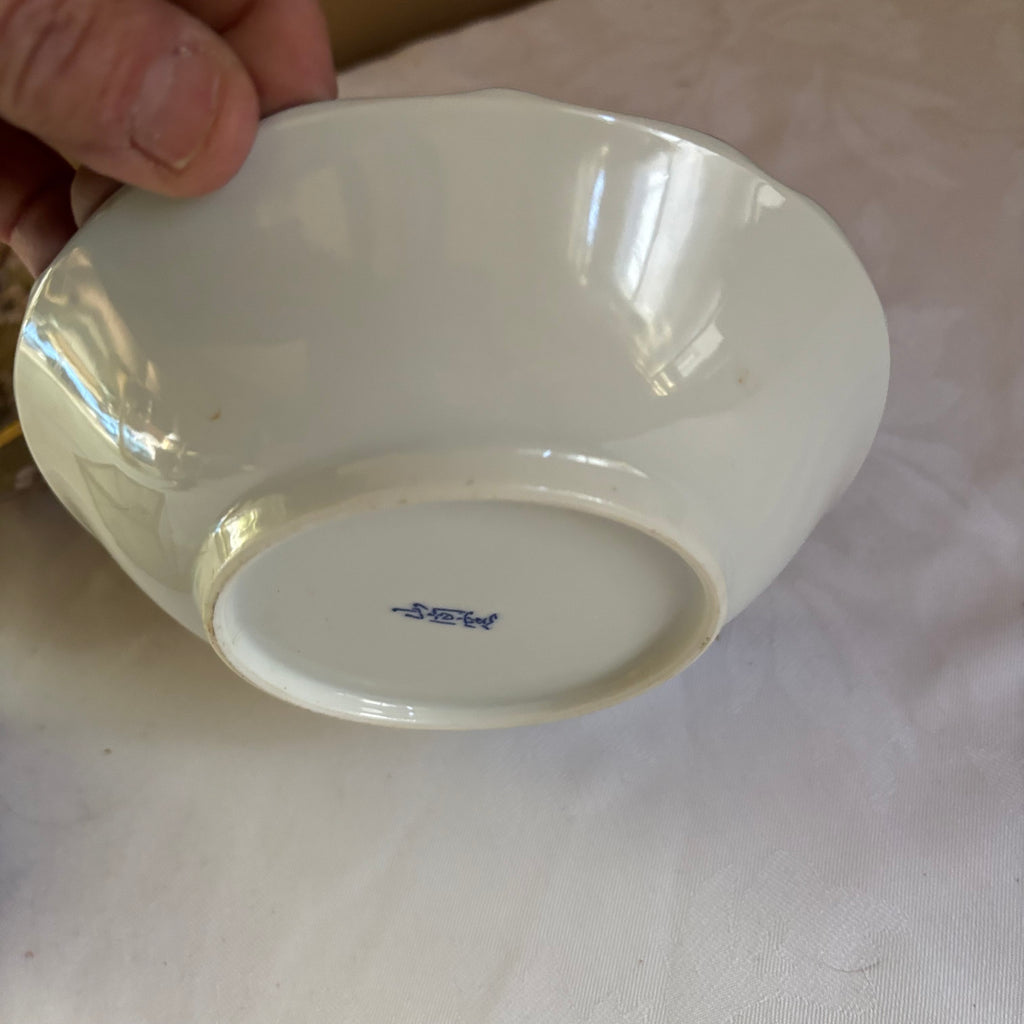 E145 Vintage grouping (7” cloisonne bowl and more)