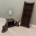 E851 Vintage Grouping (ceramic horse book ends and more)