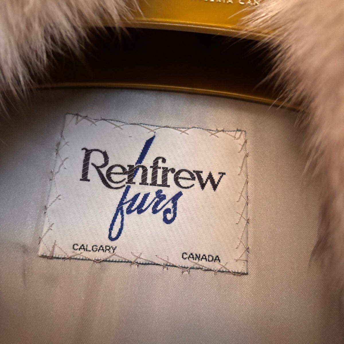 K402 2 vintage fur coats and vintage fur shawl
