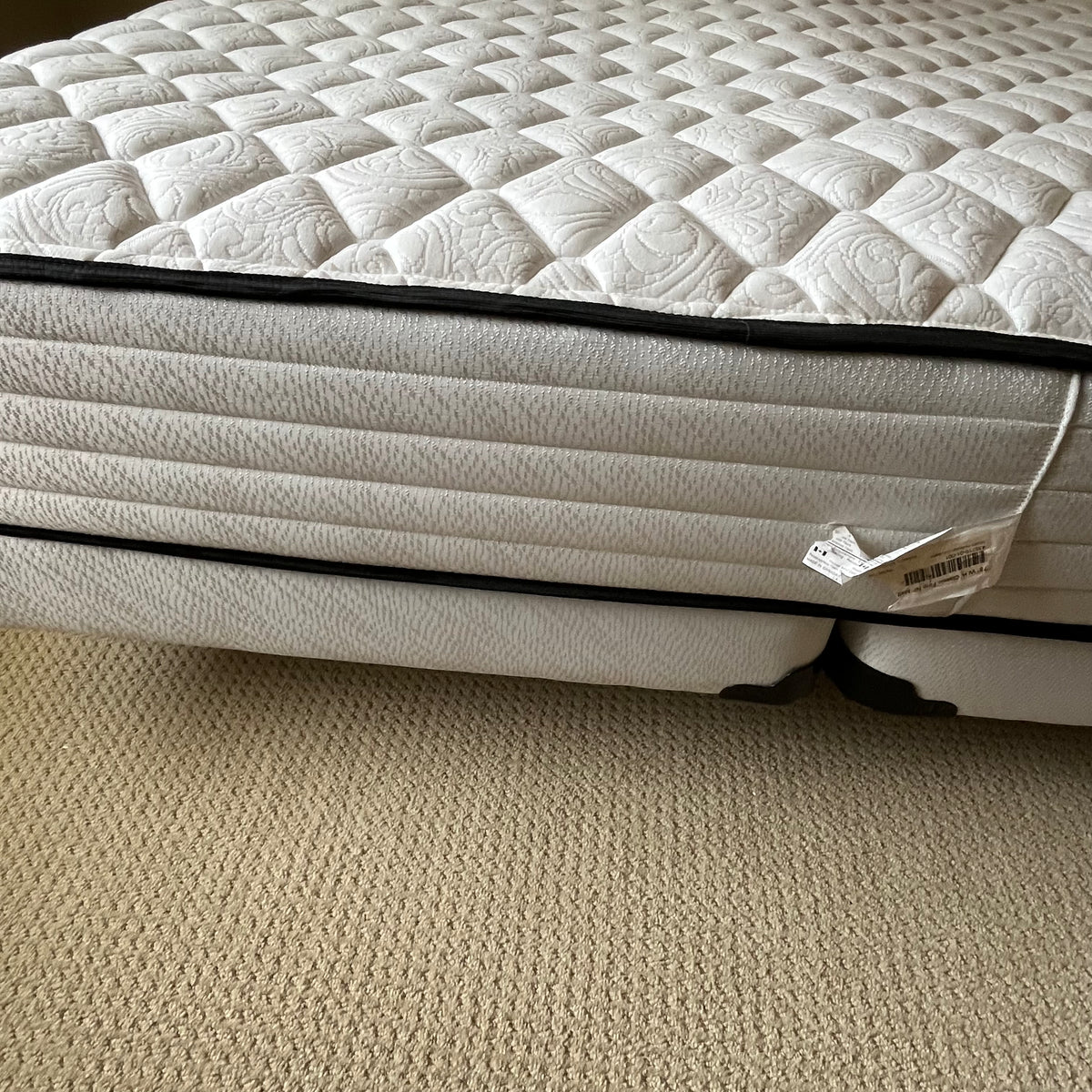 B331 King size bed ensemble (has small stain)