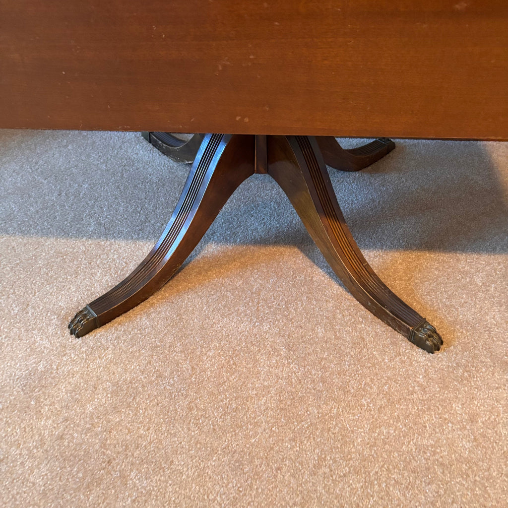 X238 Vintage Solid Wood Duncan Fyfe style Drop leaf dining table
