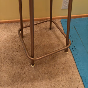MCM Kitchen Stool with Vinyl Seat - R304