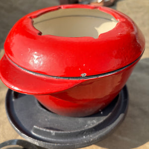 Cast Iron Fondue Grouping  - R386