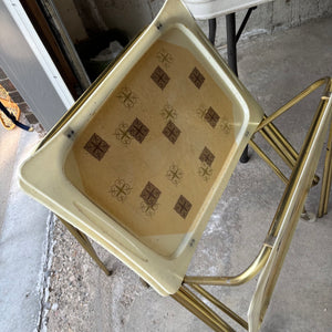 Vintage Grouping (5 TV Trays and Wooden Items) - M368