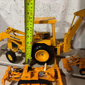 Vintage Cast Toys Grouping (John Deere Excavator and More) - N313