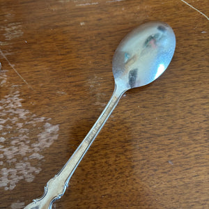 VINTAGE SILVER PLATED ROGERS BROS FLATWARE WITH FLATWARE CASE - P347