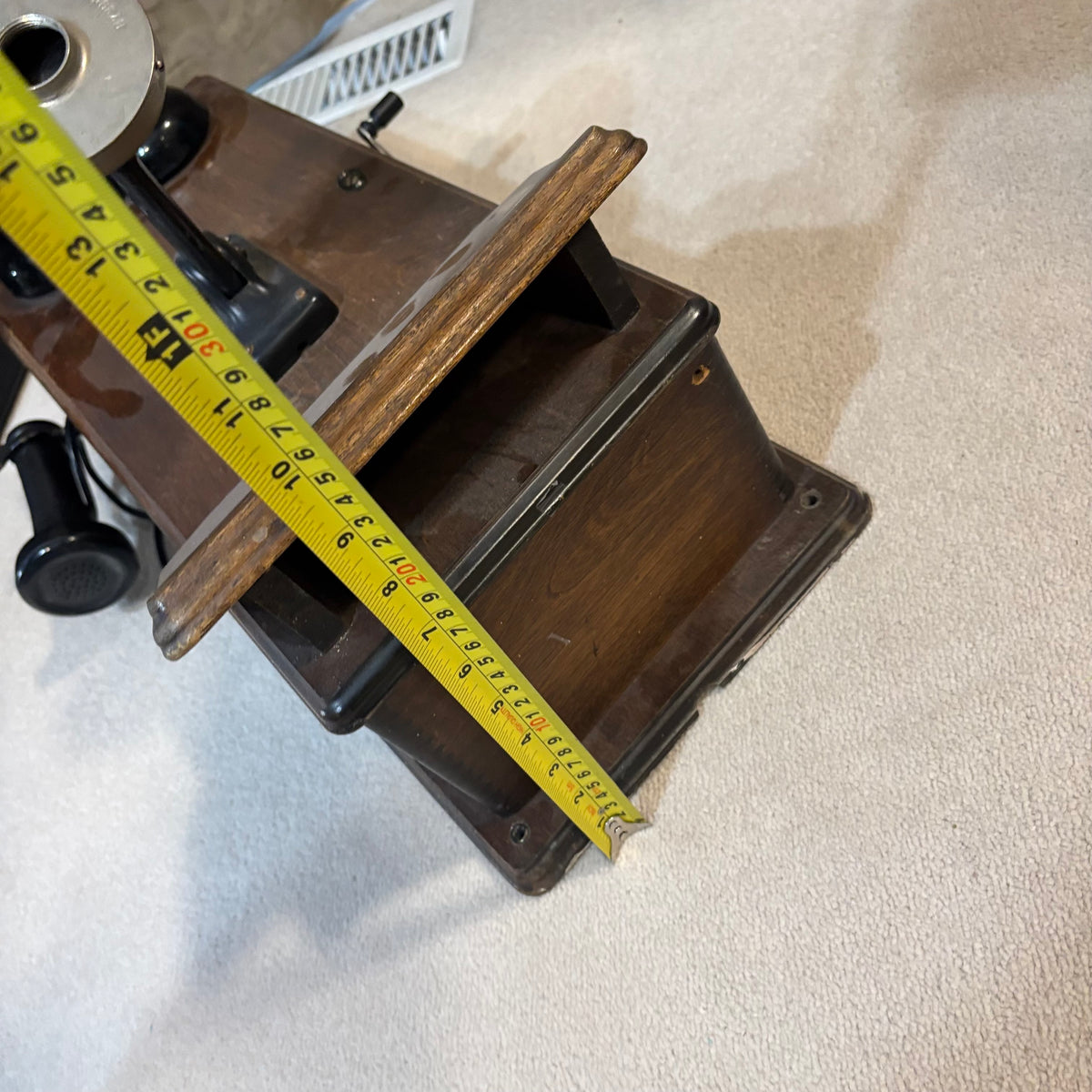 Y159 Antique Wooden Wall Phone