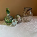 E110 Vintage art glass grouping