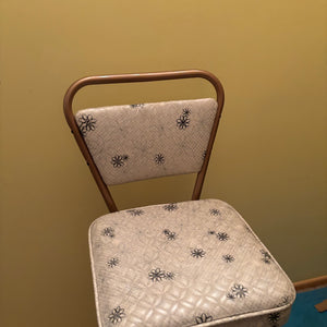 MCM Kitchen Stool with Vinyl Seat - R304