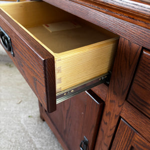 Solid Wood Buffet Cabinet - V227