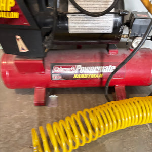 Coleman Powermate Air Compressor with Hoses - O103