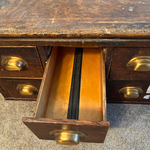 SOLID WOOD ANTIQUE LIBRARY CARD CATALOGUE - P223