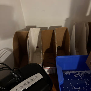 Office Supplies and Untested Electronics Grouping (desk and file cabinet not included) - Z140
