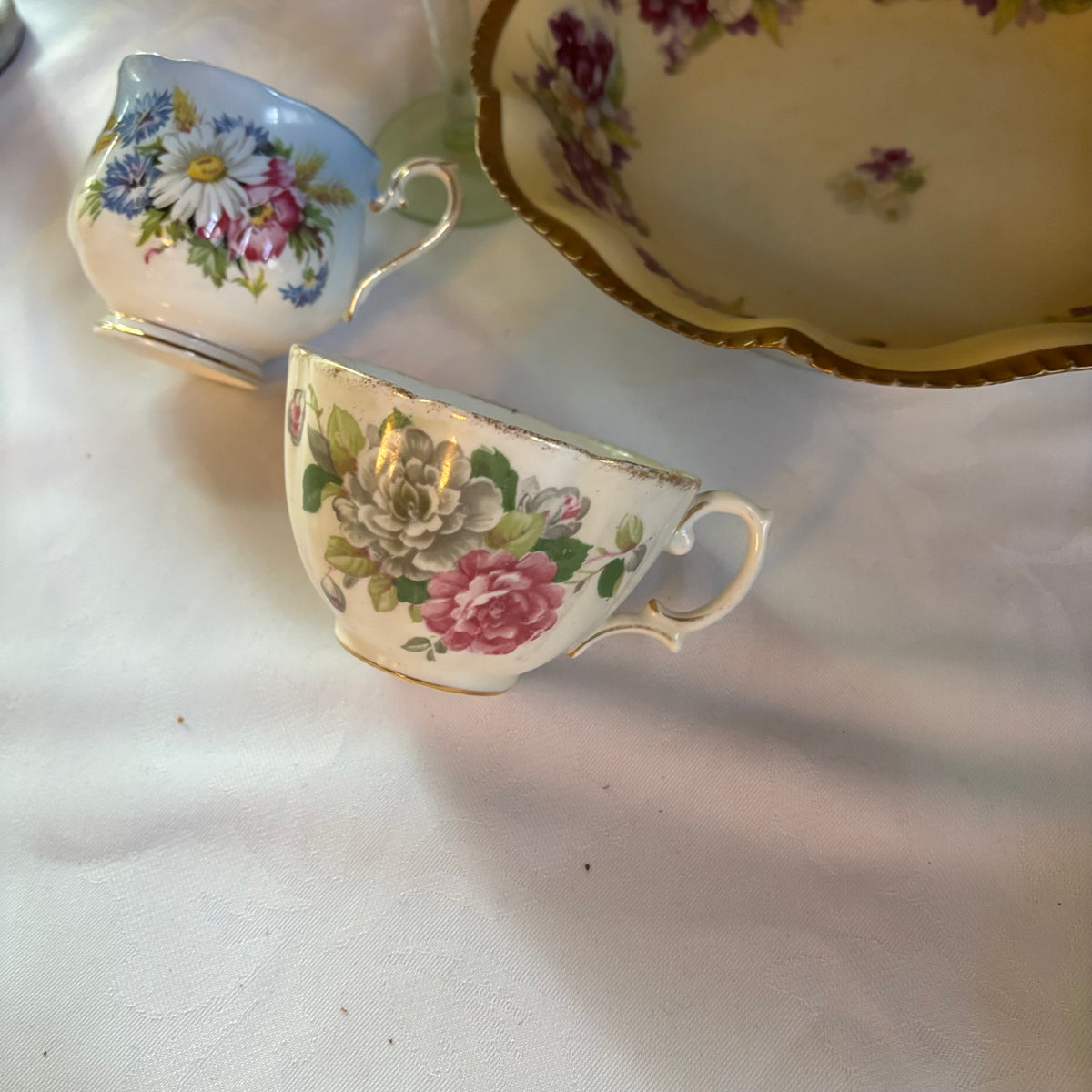 E136 Vintage teacups and more grouping