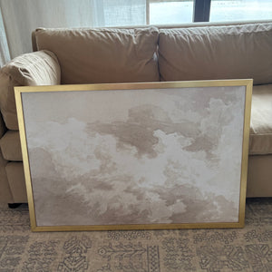 28” x 38” Framed Soft Clouds Art Print - L381