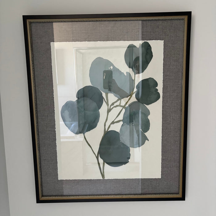 23” x 28” Framed Silver Dollar Eucalyptus 3 Art Print - G437