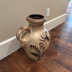 18” Tall MCM Made in Germany Stoneware Pot - M305