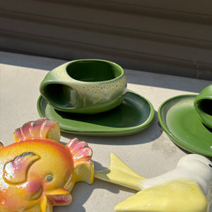 Vintage China and Chalkware Grouping - R374