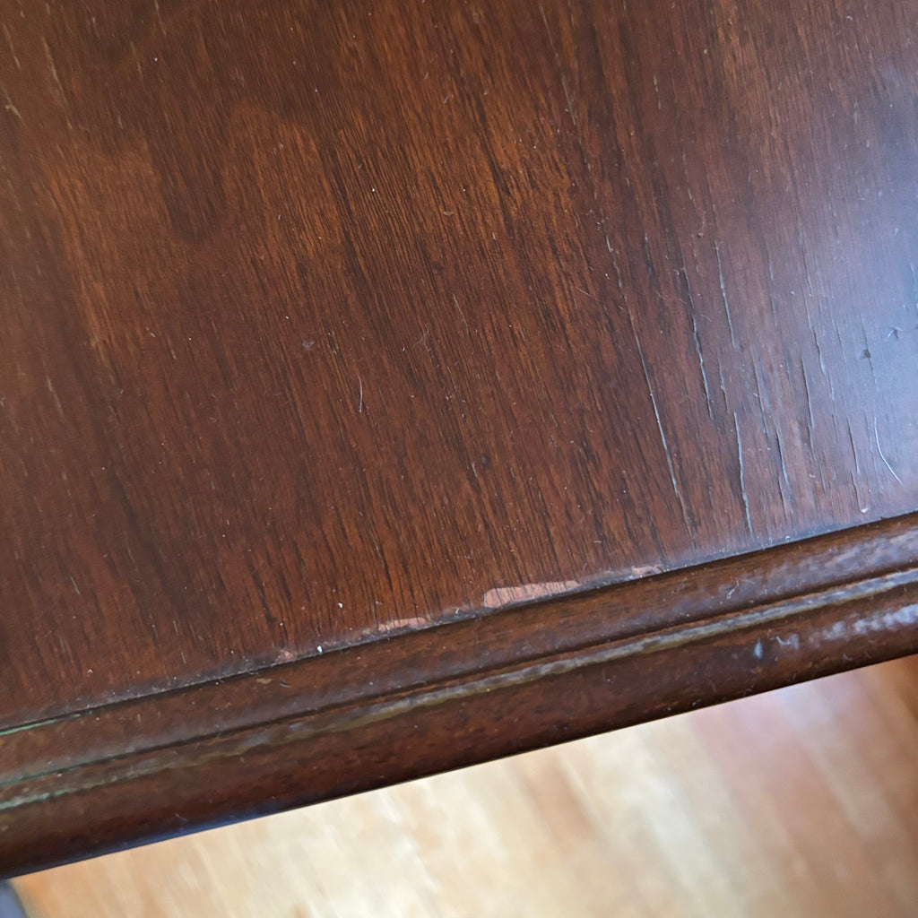 E119 Solid wood vintage accent table (28" x 22" x 32")