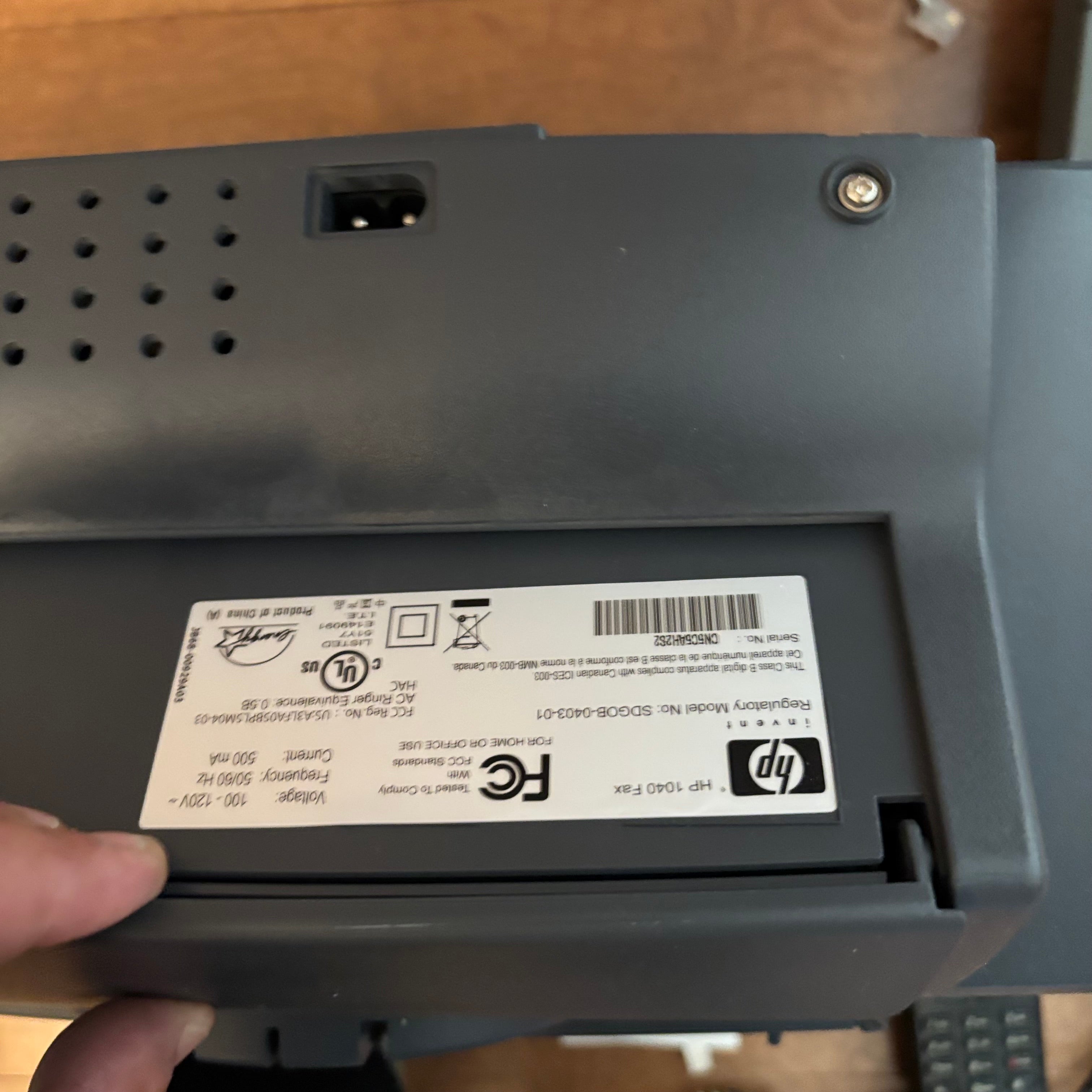 E884 Fax machine grouping