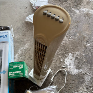 Floor Fan and Air Purifier (NIETHER ITEM IS NEW) - M376