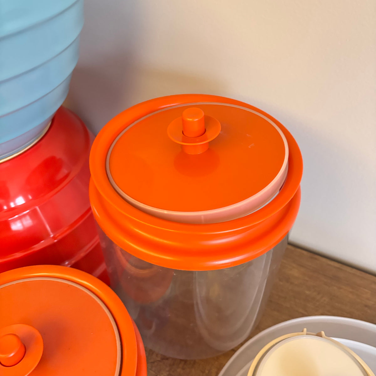 K300 Vintage Kitchen Grouping(Tupperware creamer and more)