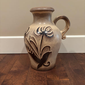 18” Tall MCM Made in Germany Stoneware Pot - M305