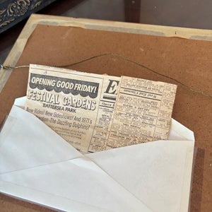 2 PIECE VINTAGE ARTWORK (21.5" X 31.5" FRAMED INDENTURE AND MORE) - P300