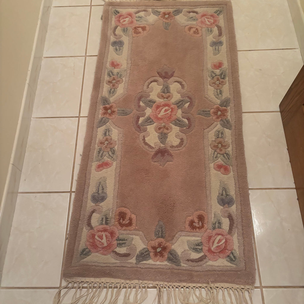 F197 Set of 4 Vintage area rugs