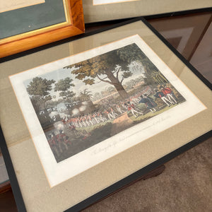 3 PIECE FRAMED VINTAGE ARTWORK GROUPING - P301