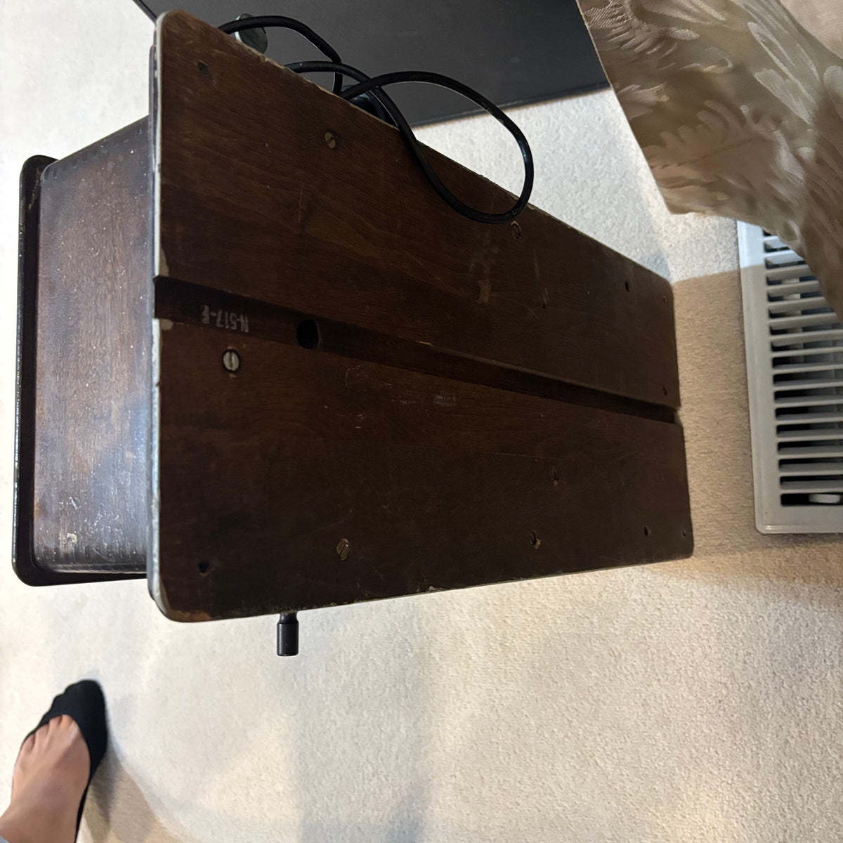Y159 Antique Wooden Wall Phone