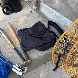 Snowshoes, Golf Bag, 2 Bats and Ski Poles - M377