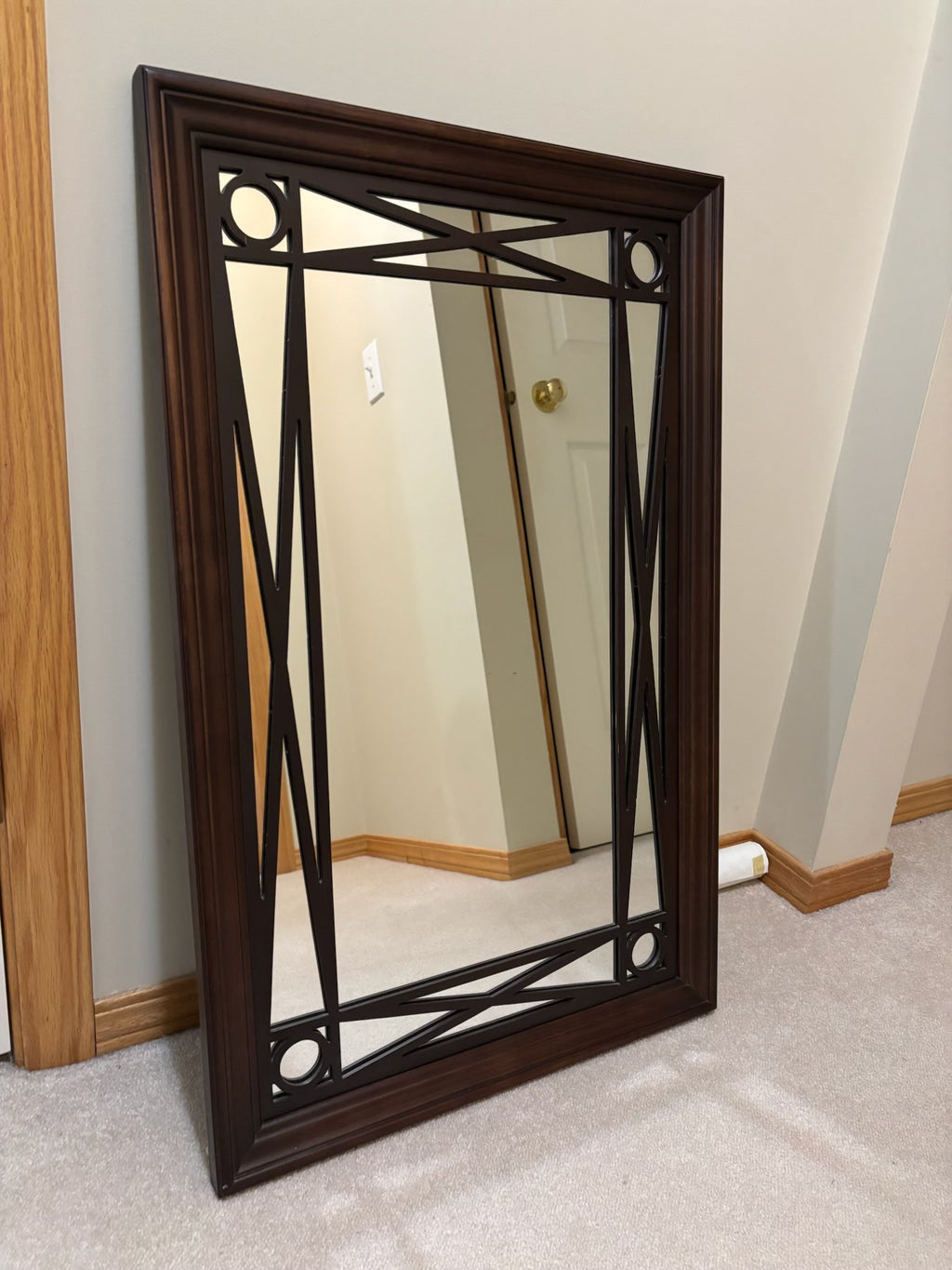 Y204 30” x 19” contemporary wall mirror