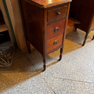 Antique Solid Wood Vanity Dresser with Mirror  - V144