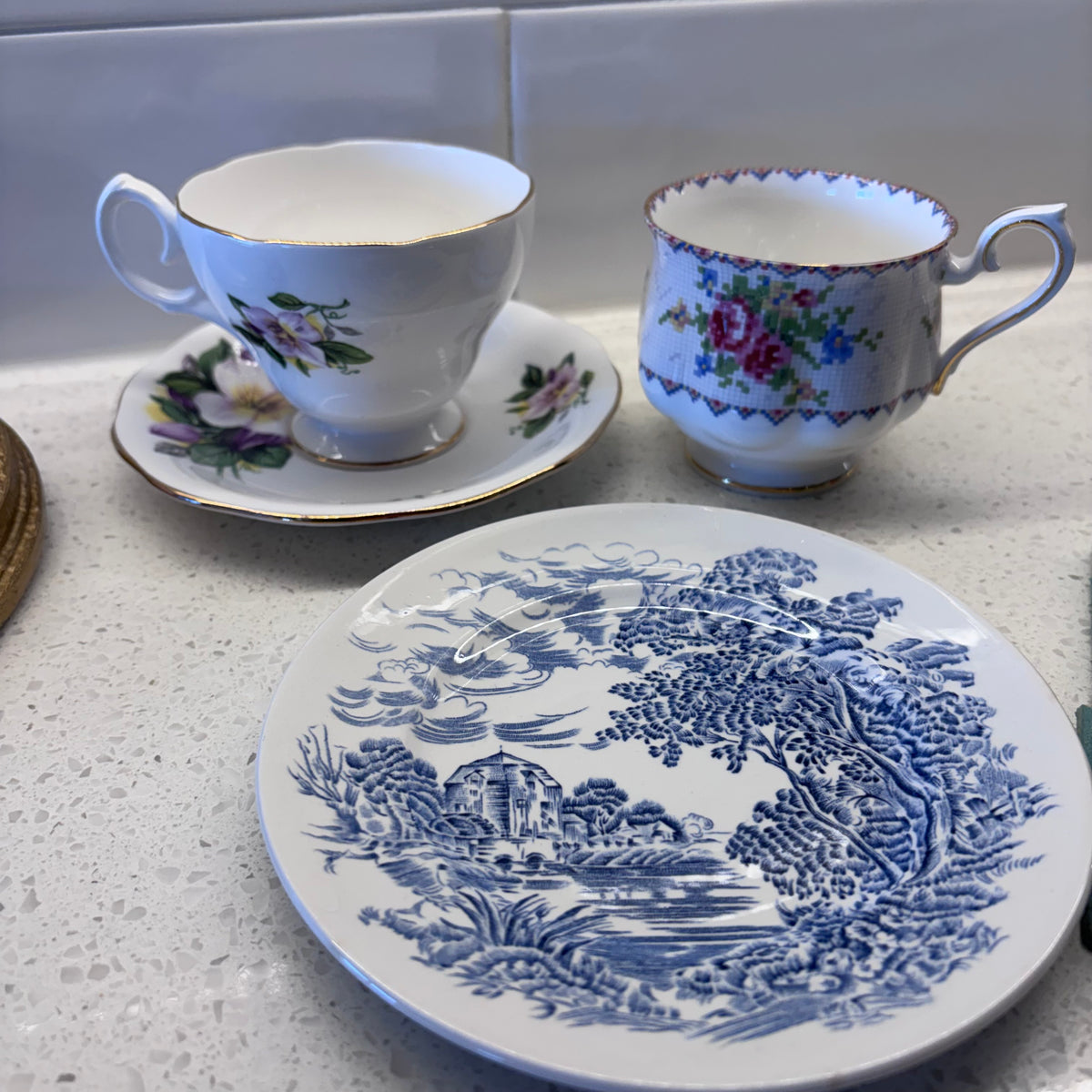 X262 Vintage Grouping (lace table cloth and more)