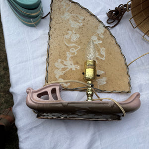 4 Vintage Lights (Rope Shade has slight damage) - R377