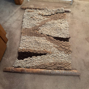 Mid Century Wool Wall Hanging - M328