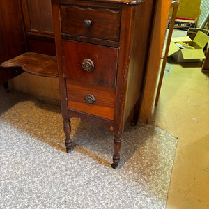 Antique Solid Wood Vanity Dresser with Mirror  - V144